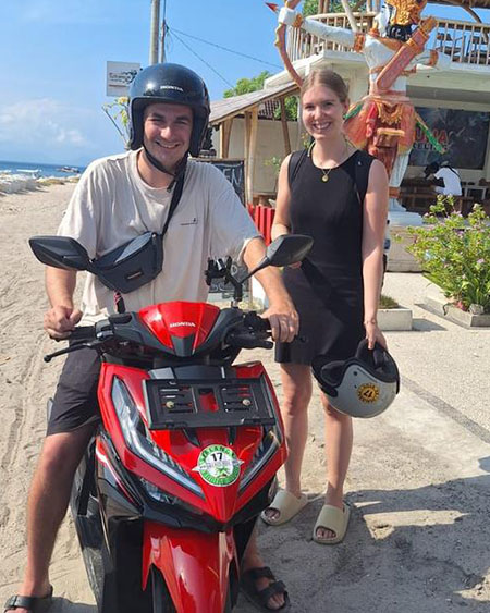 rent a Vario motorcycle in Nusa Penida