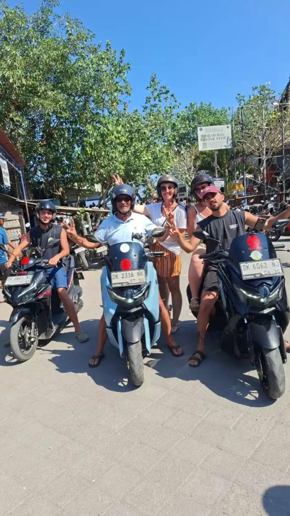 sewa motor di nusa penida