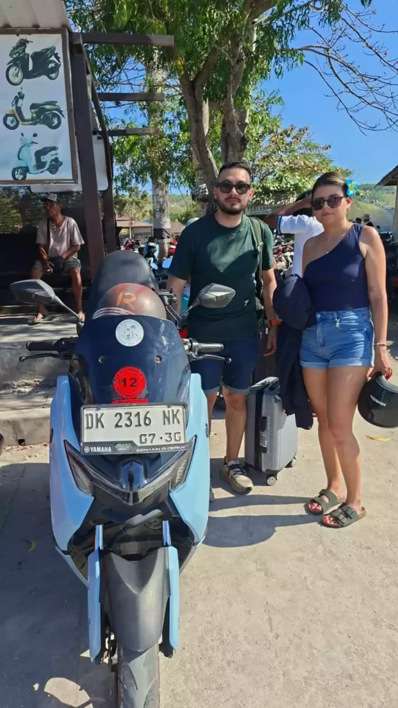 tempat sewa motor nusa penida